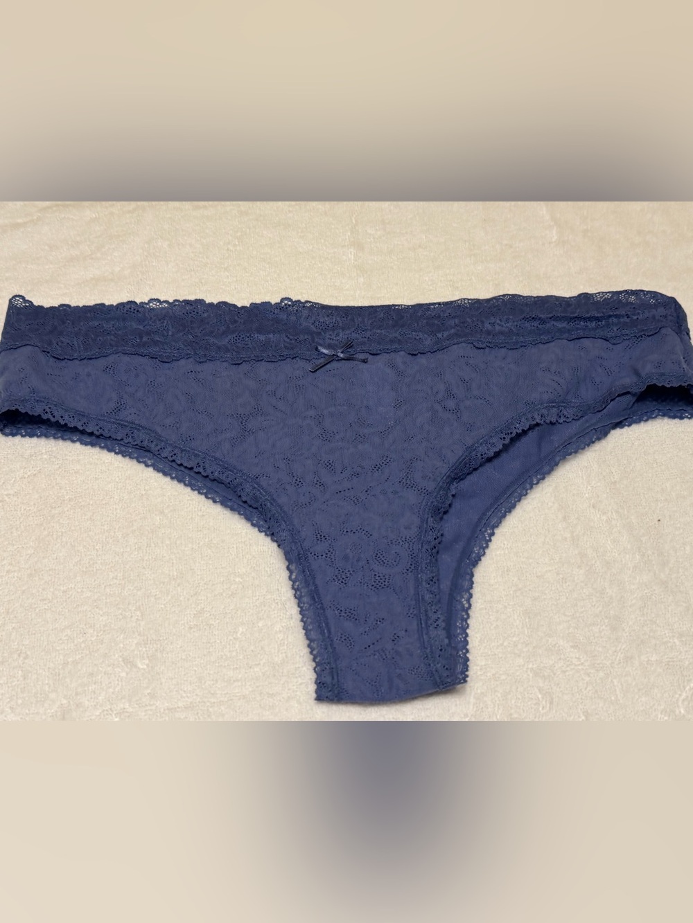 Cacique Lace Cheeky Panty in Blue